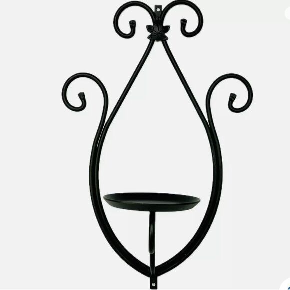 Longaberger Foundry Wall Sconce Wrought Iron Candle Holder! - Picture 5 of 5